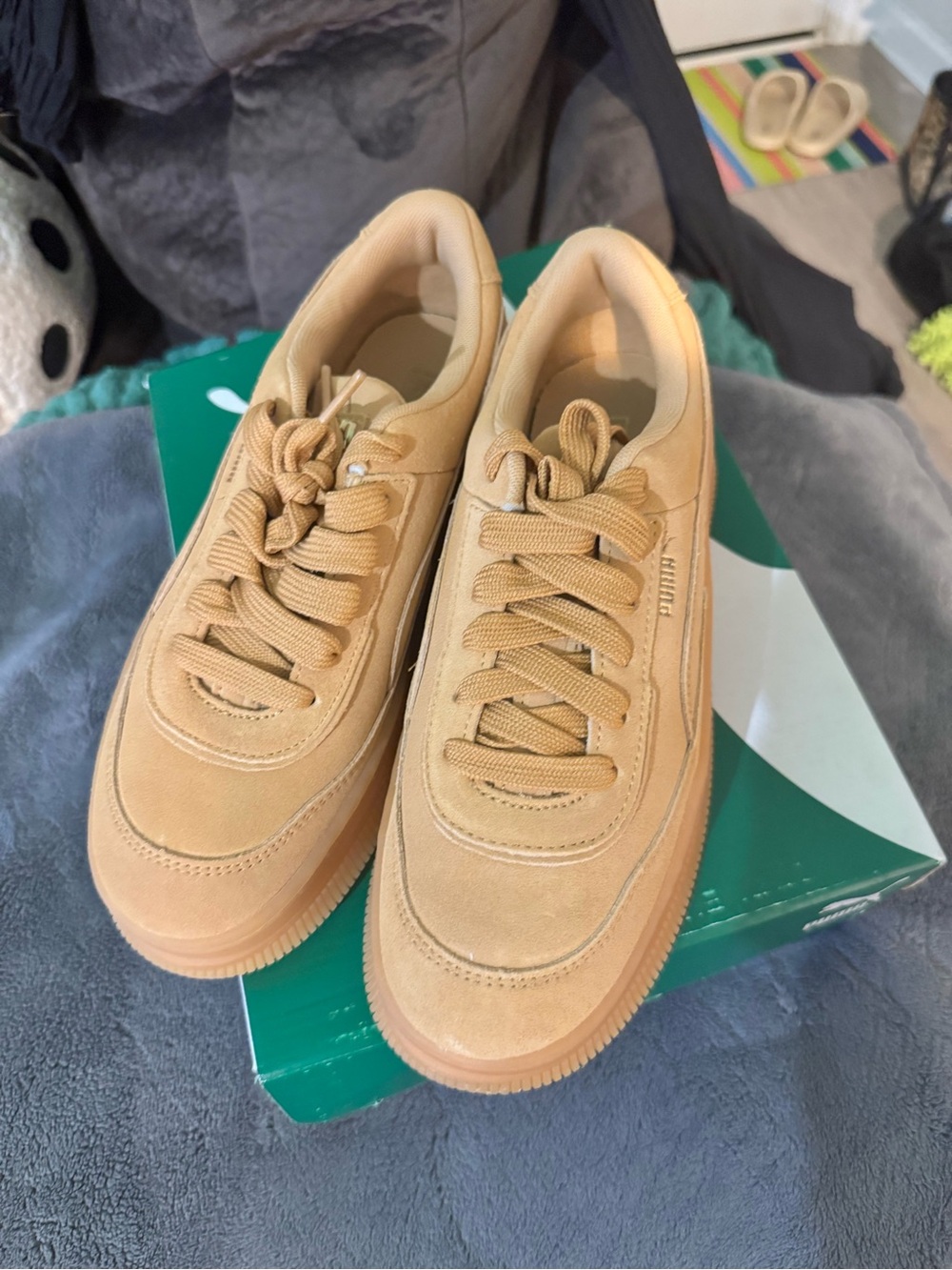 Puma Suede Deva Sneakers in Taffy